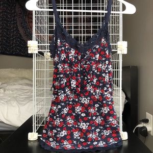 aeropostale floral tank